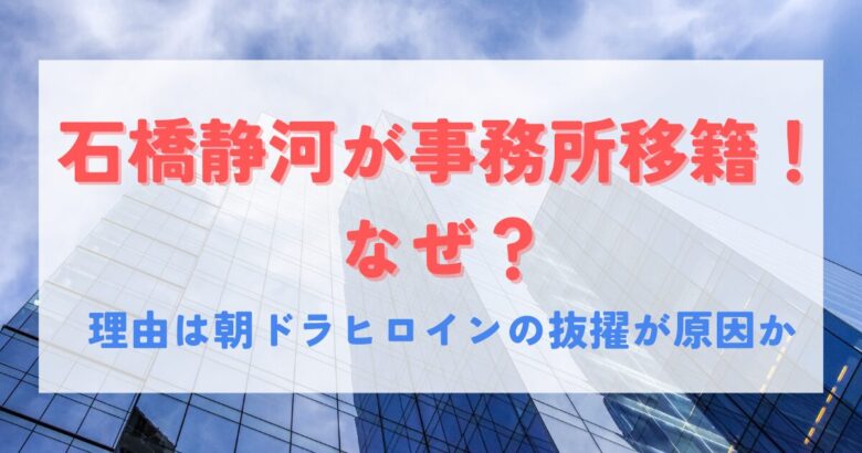 高層ビル群と記事タイトル